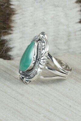 Turquoise & Sterling Silver Ring - Irvin Tsosie - Size 7