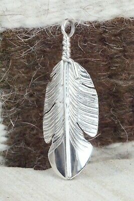 Sterling Silver Feather Pendant - Ben Begay