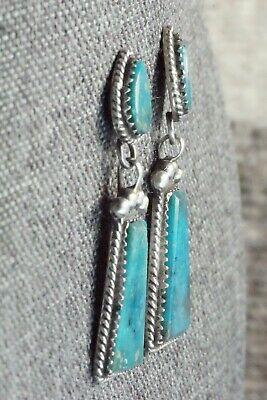 Turquoise & Sterling Silver Earrings - Selina Warner - High Lonesome Trading