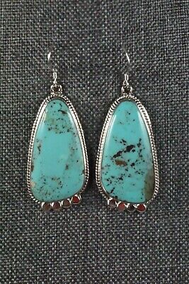 Turquoise and Sterling Silver Earrings - Sharon McCarthy