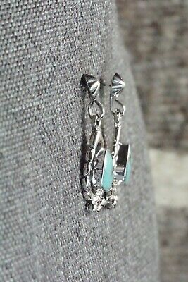 Turquoise & Sterling Silver Earrings - Genevieve Francisco