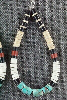 Multi Stone & Sterling Silver Earrings - Torevia Crespin