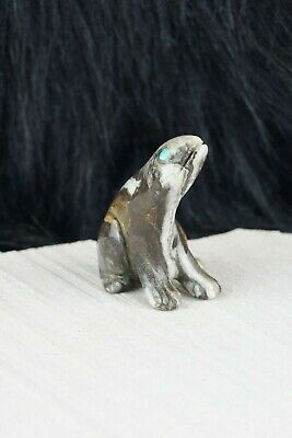 Frog Zuni Fetish - Lance Cheama - Zuni Frog Carving - High Lonesome Trading