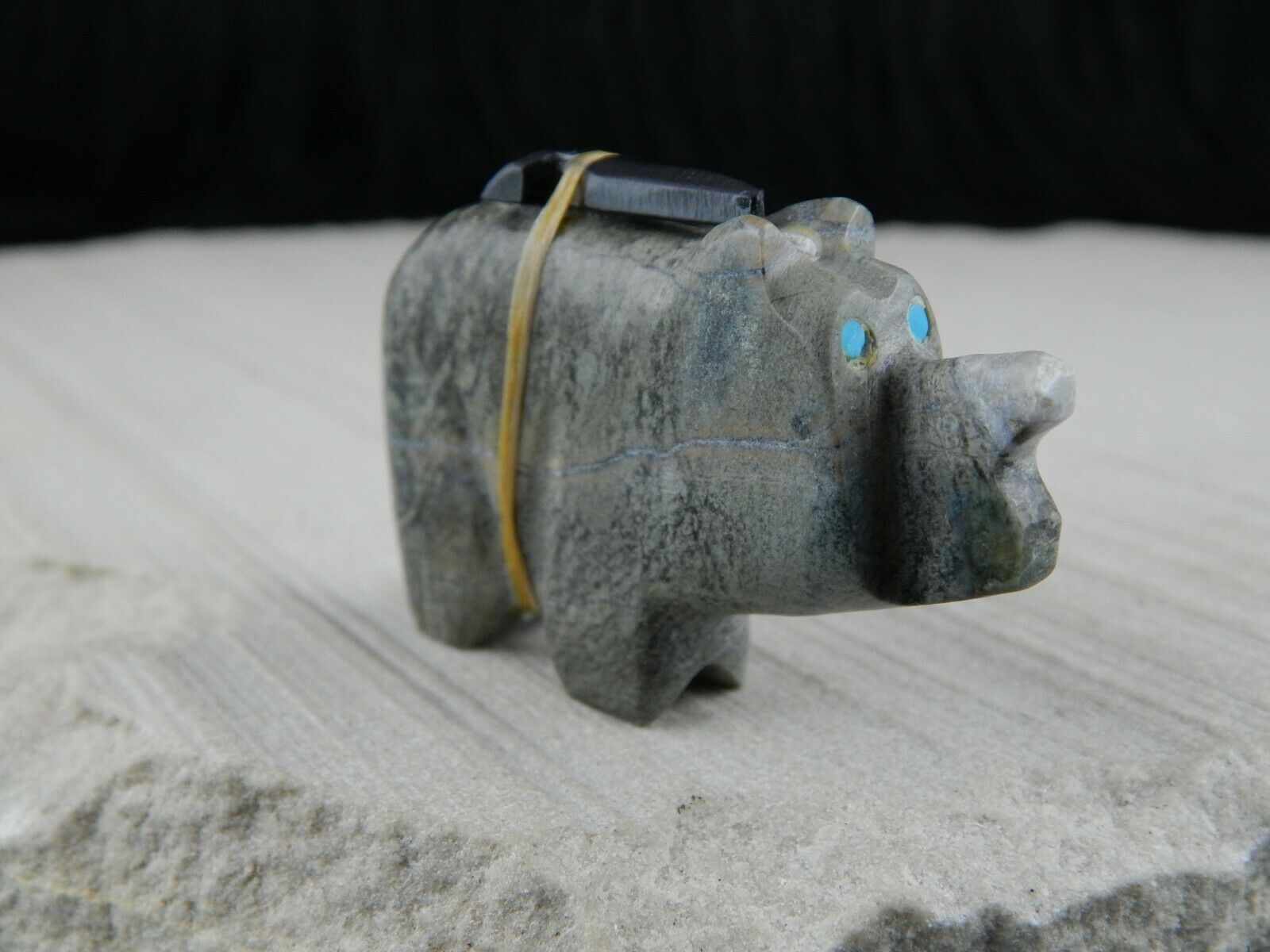 Bear Zuni Fetish Carving - Kelly Lementino - High Lonesome Trading