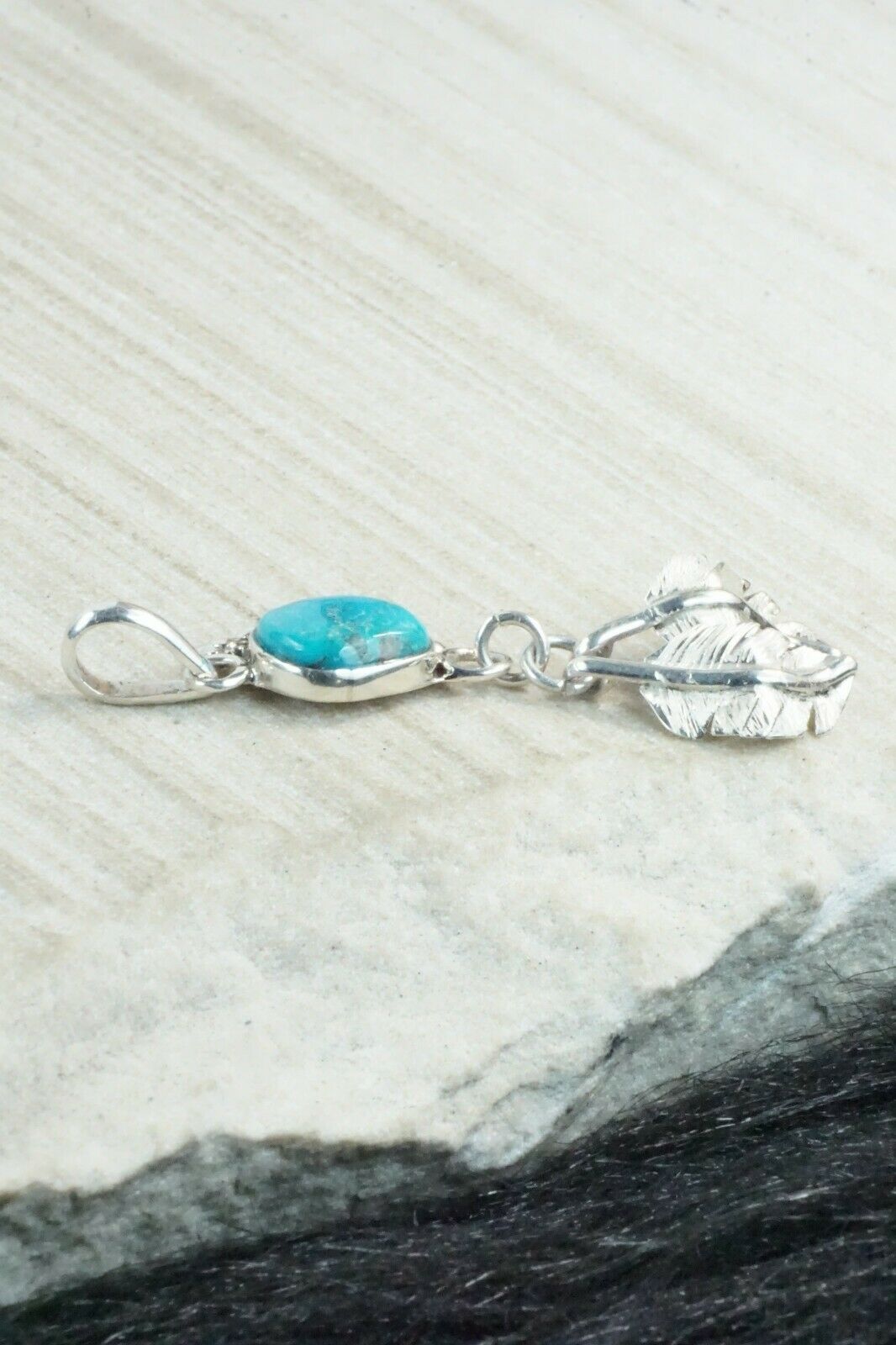 Turquoise & Sterling Silver Pendant - Tammy Deysee
