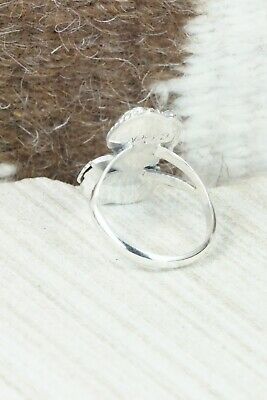 Turquoise & Sterling Silver Ring - William Begay - Size 7.5