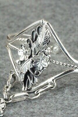 Sterling Silver Bracelet and Ring - Harry B. Yazzie