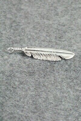 Sterling Silver Feather Pendant - Ben Begay