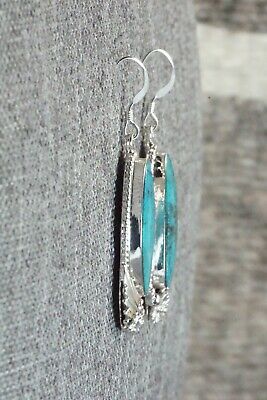 Turquoise and Sterling Silver Earrings - Sadie Jim