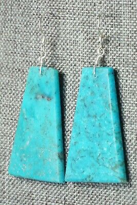 Turquoise & Sterling Silver Earrings - Lupe Lovato