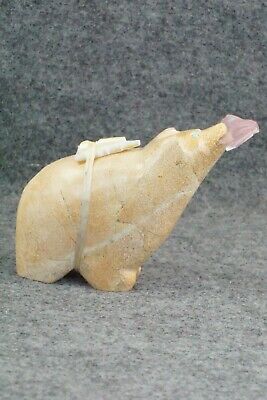 Bear Zuni Fetish Carving - Delvin Leekya