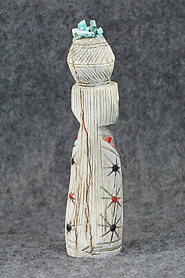 Corn Maiden Zuni Fetish Carving - Carl Etsate