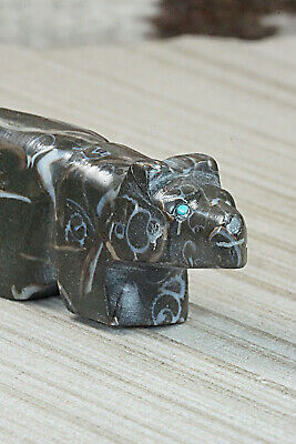 Wolf Zuni Fetish Carving - Michael Mahooty