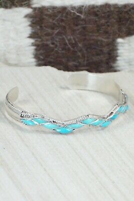 Turquoise & Sterling Silver Bracelet - Steve Wallace