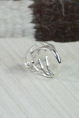 Turquoise & Sterling Silver Ring - Samuel Yellowhair - 7.5