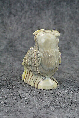 Owl Zuni Fetish Carving - Edison Bobelu