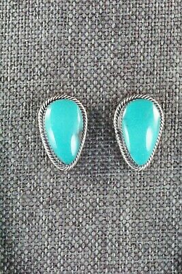 Turquoise & Sterling Silver Necklace and Earrings - Bobby Platero