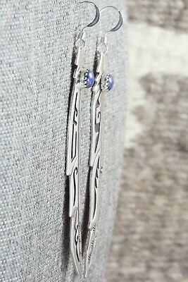 Lapis & Sterling Silver Earrings - Rosita Singer