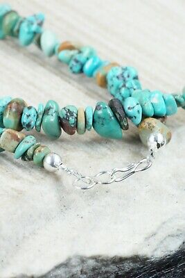 Turquoise & Sterling Silver Necklace - Doreen Jake