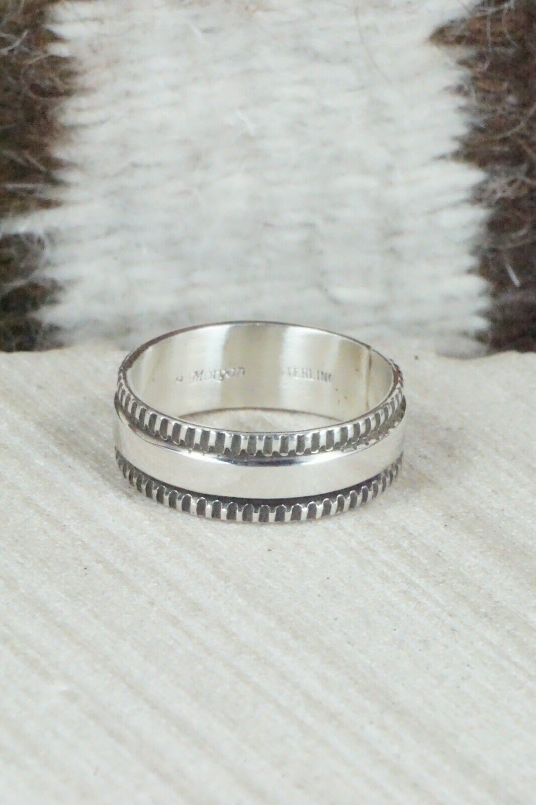 Sterling Silver Ring - Bruce Morgan - Size 11.5