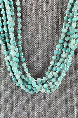 Turquoise & Sterling Silver Necklace - Rita Montoya