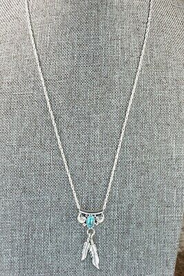 Navajo Turquoise & Sterling Silver Necklace - Sharon McCarthy