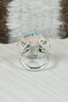 Navajo Turquoise & Sterling Silver Ring - Daniel Benally - Size 7