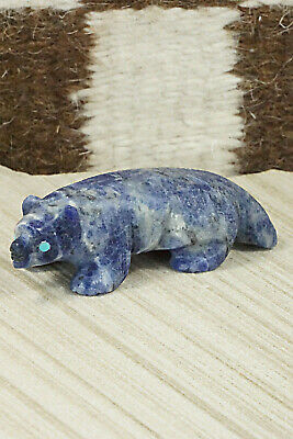 Badger Zuni Fetish Carving - Ronnie Lunasee