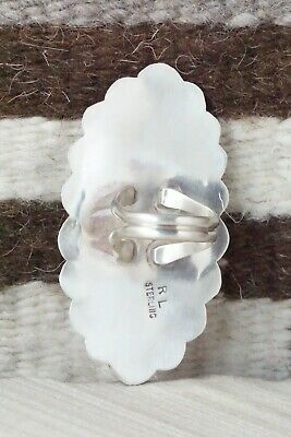 Turquoise & Sterling Silver Ring - Rita Lee - Size 8.25