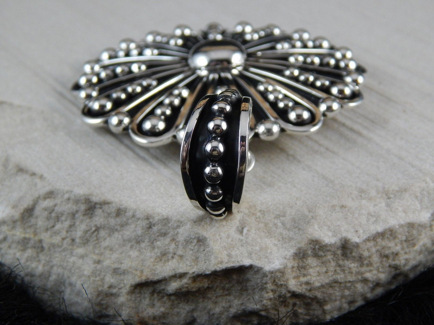 Navajo Sterling Silver Pendant - Jonathan Nez - High Lonesome Trading