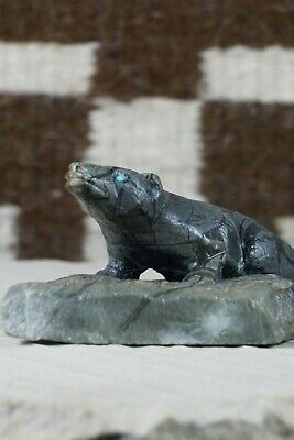 Badger Zuni Fetish Carving - Herbert Him - High Lonesome Trading