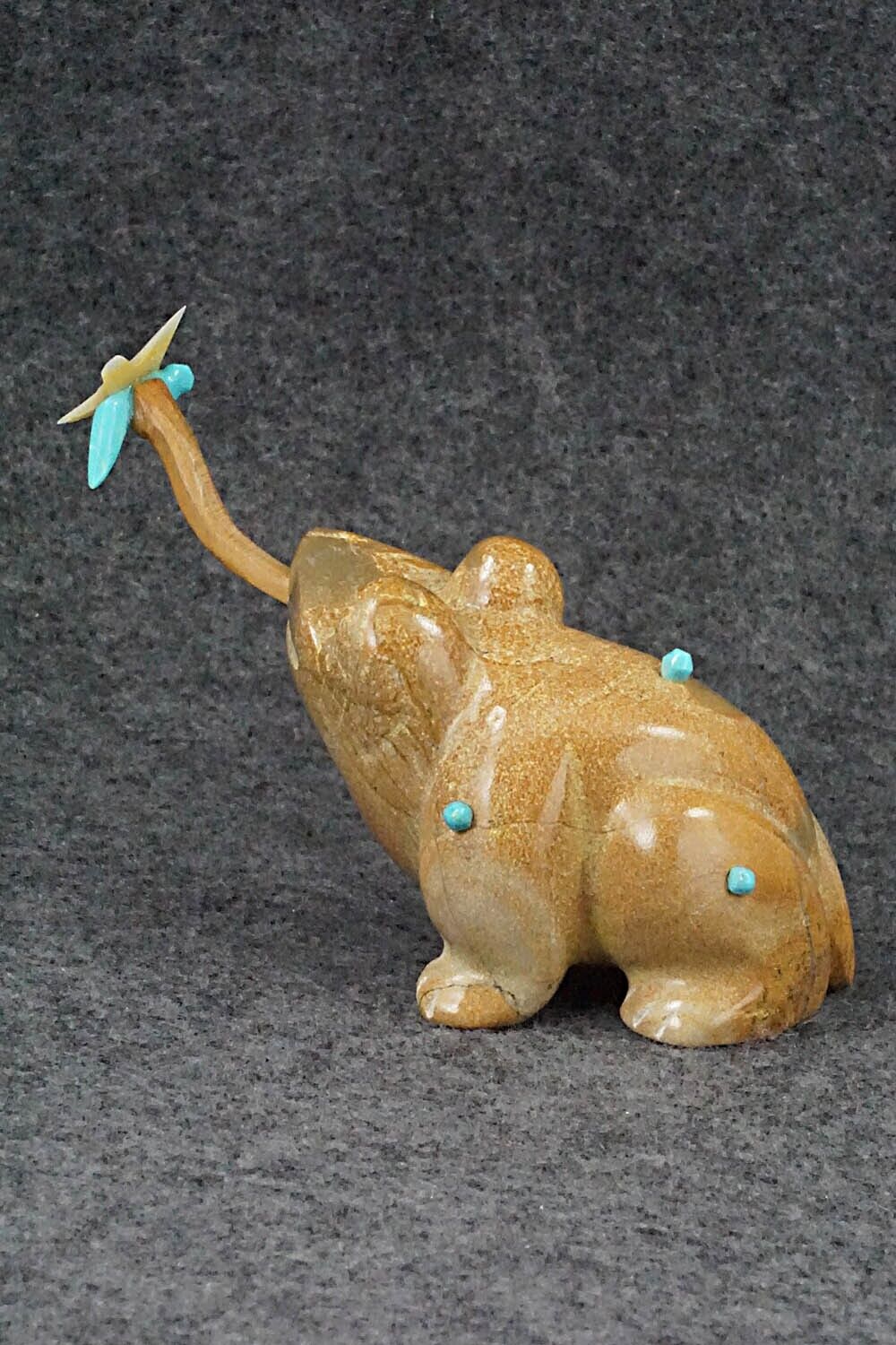 Frog Zuni Fetish Carving - Enrike Leekya