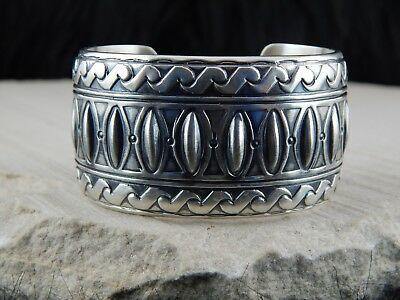 Navajo Sterling Silver Bracelet - Raymond Delgarito - High Lonesome Trading