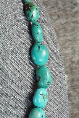 Turquoise & Sterling Silver Necklace - Navajo