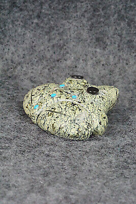 Frog Zuni Fetish Carving - Reynold Lunasee