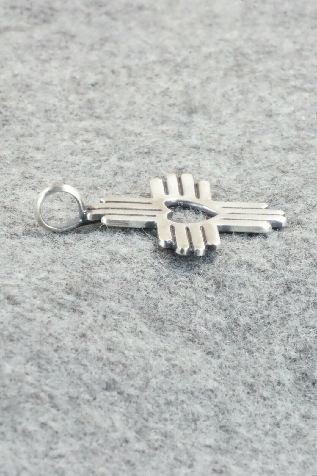 Sterling Silver Zia Pendant - Raymond Coriz