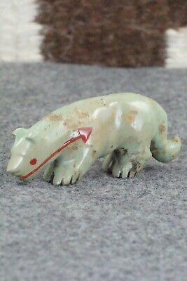 Mountain Lion Zuni Fetish Carving - Andres Quandelacy