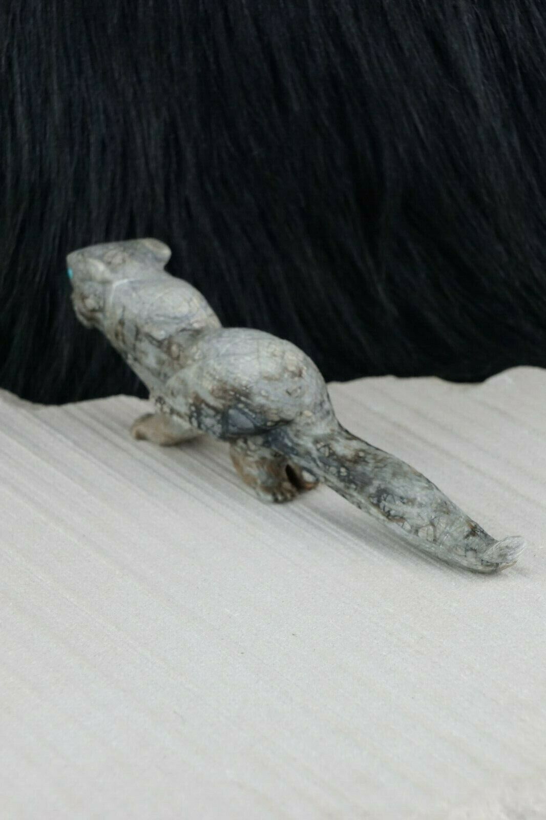 Mountain Lion Zuni Fetish Carving - Tony Mackel - High Lonesome Trading