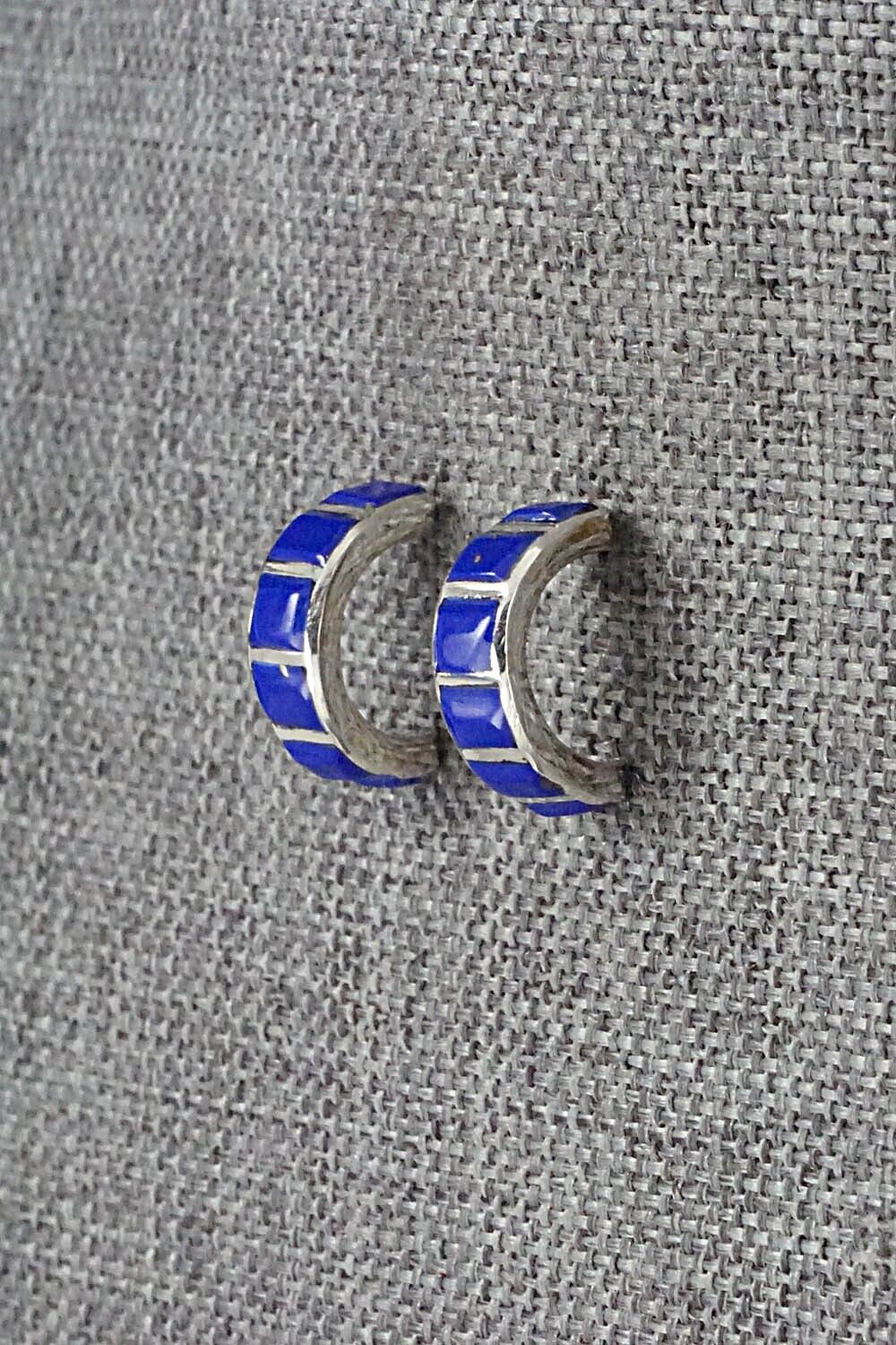 Lapis & Sterling Silver Earrings - Glennetta Luna