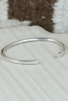 Navajo Sterling Silver Bracelet - Elaine Tahe