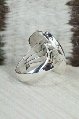 Turquoise & Sterling Silver Ring - Jimson Belin - Size 7.75