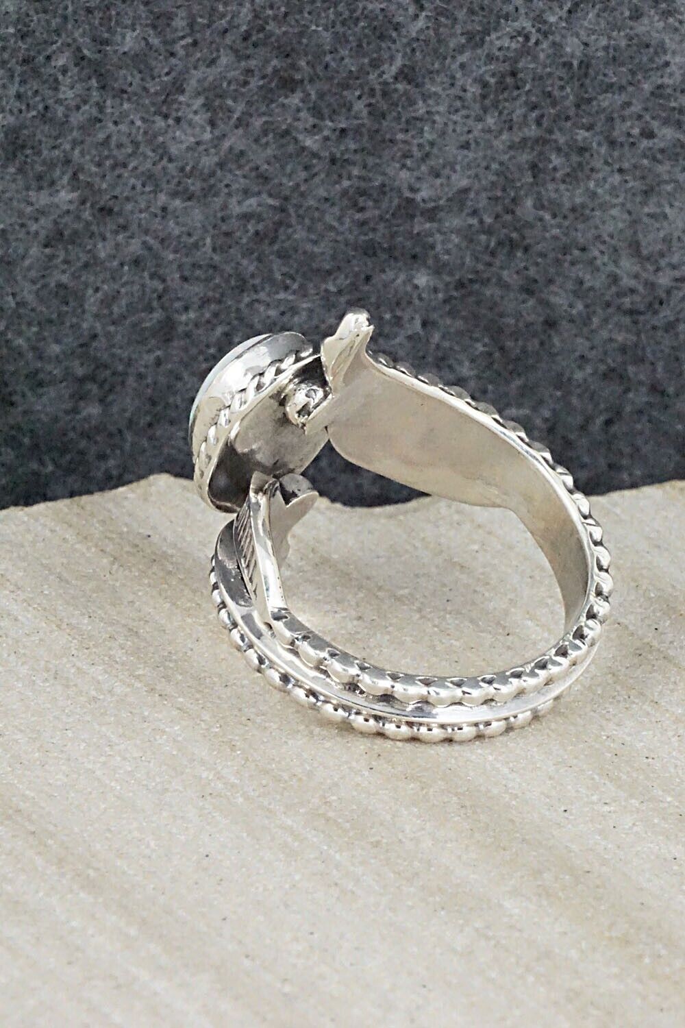 Opalite & Sterling Silver Ring - Thomas Yazzie - Size 8