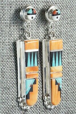Multi Stone & Sterling Silver Earrings - Patty Edaakie