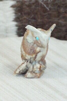 Owl Zuni Fetish Carving - Dana Malani