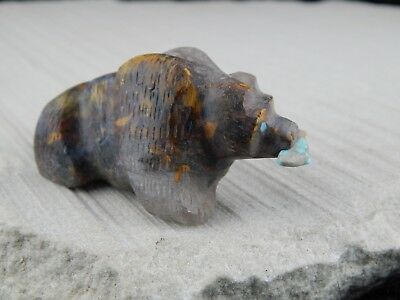Bear Zuni Fetish Carving - Douglas Martza - High Lonesome Trading