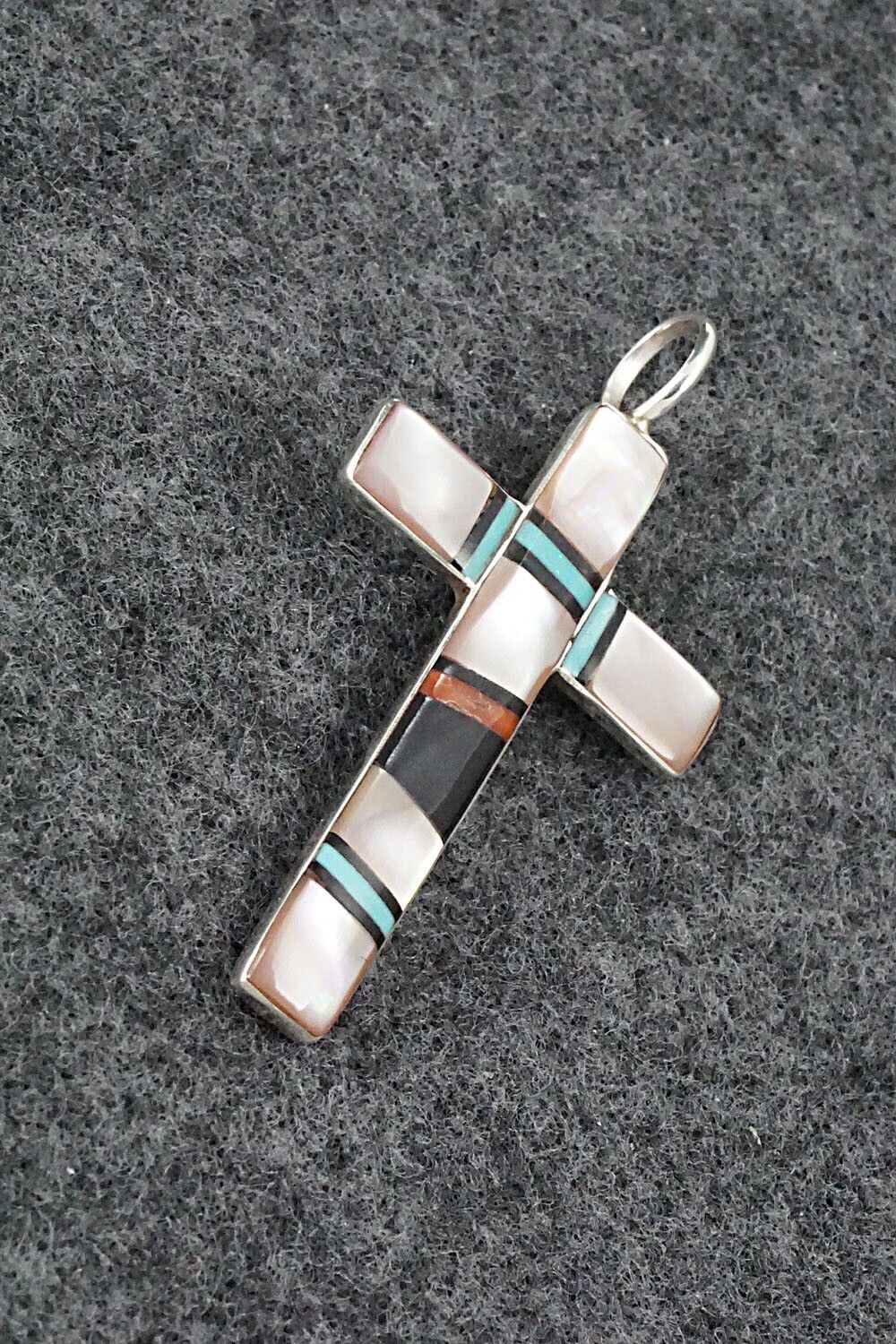 Multi Stone & Sterling Silver Pendant - Bobby Sanchez