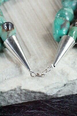 Turquoise & Sterling Silver Necklace - Navajo