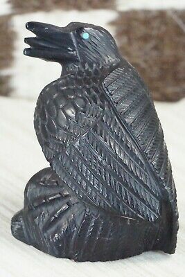 Crow Zuni Fetish Carving - Derrick Kaamasee