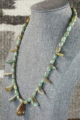 Turquoise & Sterling Silver Necklace - Navajo
