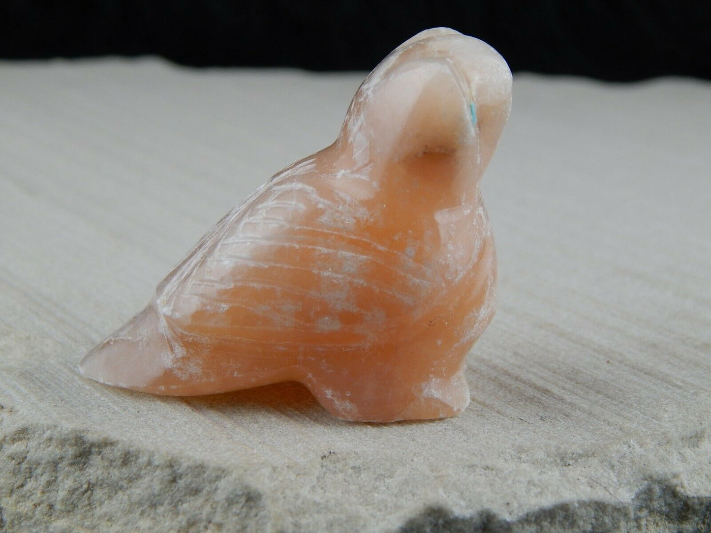 Owl Zuni Fetish Carving - Lena Boone - High Lonesome Trading